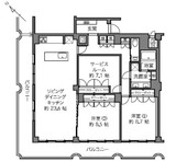 代々木ハイライズ 5階 間取り図