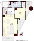 東急ドエルアルス横浜元町 4階 間取り図