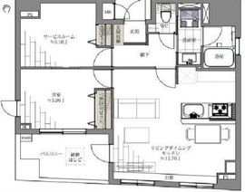 レグノ・ヴェール明石町 10階 間取り図