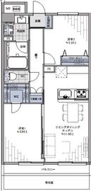マンションアクロス代々木 1階 間取り図
