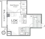 ダイアパレス幡ヶ谷第2 8階 間取り図