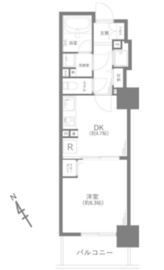 アクロスシティ中野坂上ハイツ 7階 間取り図