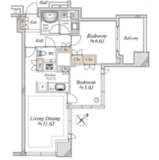 シティタワー池袋ウエストゲート 14階 間取り図