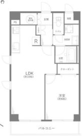 初台スカイレジテル 9階 間取り図