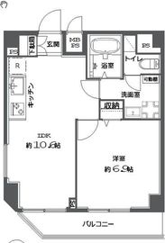 ルーブル大森参番館 6階 間取り図