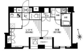 エルフラット新富町 7階 間取り図