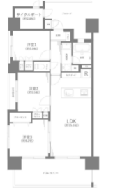 グランイーグルパークサイド大森南 11階 間取り図