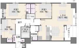 クリオ蒲田壱番館 8階 間取り図