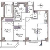 ベリスタ椎名町 2階 間取り図