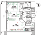 渋谷アインス 12階 間取り図