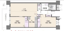 アクトピア北赤羽参番館 2階 間取り図