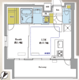 アデニウム東神田 7階 間取り図
