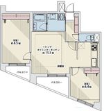 サンスタレ駒沢ファーストコート 2階 間取り図