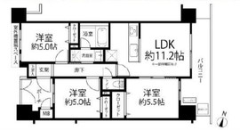 グランイーグル西糀谷3 12階 間取り図