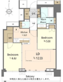 ザ・パークハウス晴海タワーズ クロノレジデンス 24階 間取り図