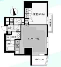 グランスイート神楽坂 9階 間取り図