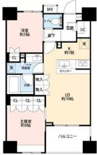 クレヴィア東京八丁堀湊ザ・レジデンス 11階 間取り図