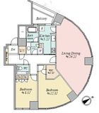 青山ザ・タワー 8階 間取り図