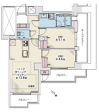 ファミールグラン恵比寿 4階 間取り図