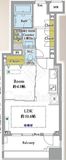 日本橋ヴォアール 6階 間取り図