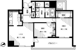 東高西ヶ原ペアシティ 2階 間取り図