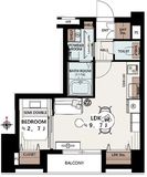 麻布十番ロイヤルプレイス 6階 間取り図