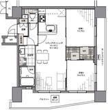 ミオカステーロ武蔵小山 12階 間取り図