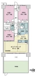 アドグランデ三鷹ウエストレジデンス 1階 間取り図