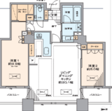 センチュリーパークタワー 47階 間取り図