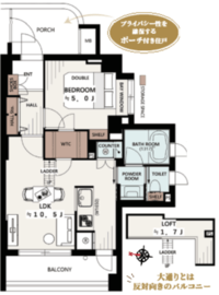 イトーピア用賀 4階 間取り図