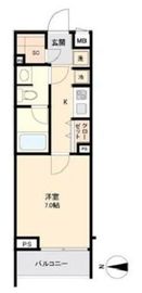 プラウドフラット新宿御苑 1階 間取り図
