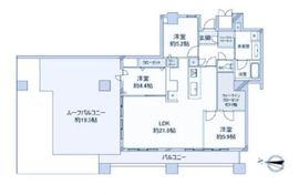 プラウドフラット新宿御苑 23階 間取り図