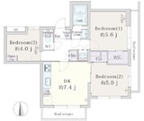 タウンハイツ砧 3階 間取り図