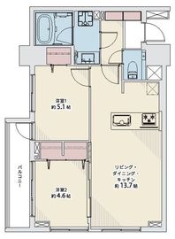 シティプラザ恵比寿 12階 間取り図