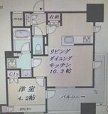 リビオレゾン新橋nex 9階 間取り図