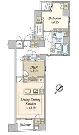 プロスタイル日本橋馬喰町 8階 間取り図
