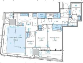 リヴシティ西早稲田 27階 間取り図