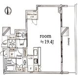 パークコート浜離宮ザ・タワー 15階 間取り図