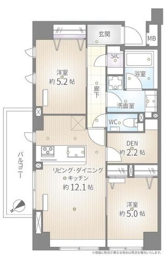 ランドステージ文京千石 4階 間取り図