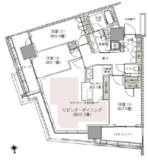 リビオタワー品川 14階 間取り図