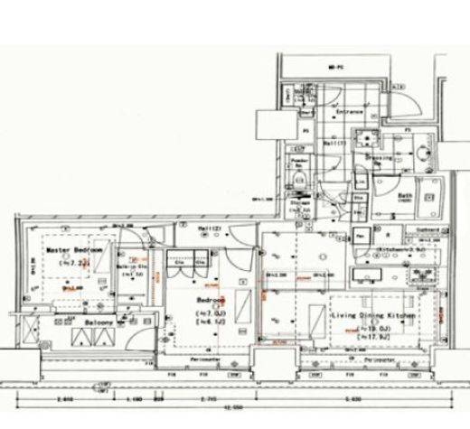 三田ガーデンヒルズ NORTH HILL 8階 間取り図
