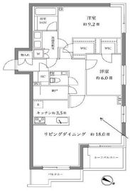 ロイヤルシーズン赤坂 3階 間取り図