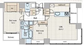 THE ROPPONGI TOKYO CLUB RESIDENCE 25階 間取り図