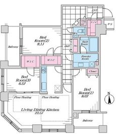 東京シーサウスブランファーレ 31階 間取り図