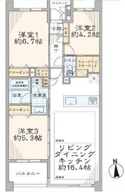 イトーピア麻布 10階 間取り図