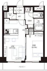 シャンボール恵比寿 5階 間取り図