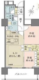 ザ・パークハウス市ヶ谷 3階 間取り図