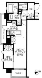 ブラントン神楽坂 3階 間取り図