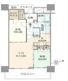 ブリリアタワー品川シーサイド 20階 間取り図