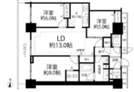パークハウス清澄白河タワー 21階 間取り図